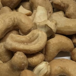 Cashewkerner, ristede og saltede