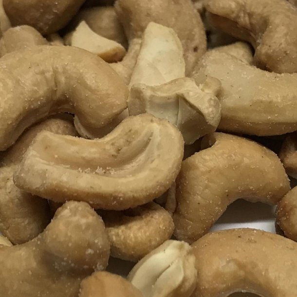 Cashewkerner, ristede og saltede