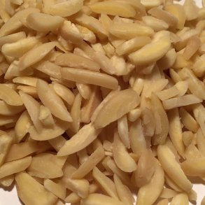 Mandelsplitter blancherede 